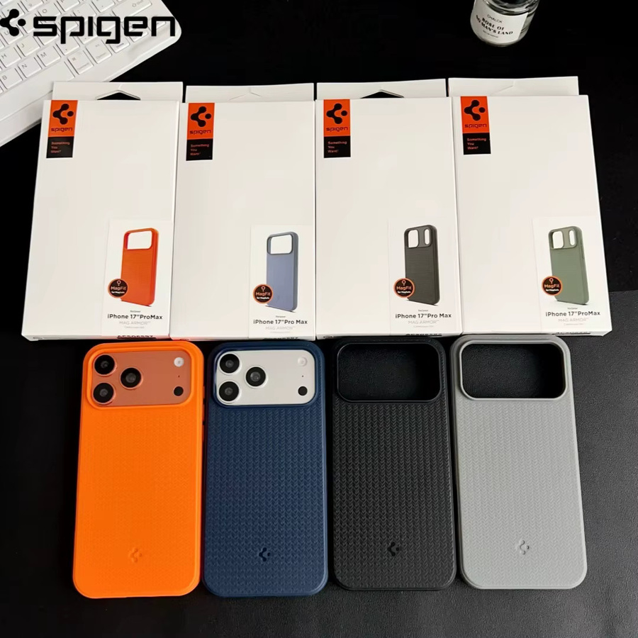 Spigen Liquid Air Magnetische TPU-Hülle für iPhone kompatibel mit MagSafe in Orange - Bild 2