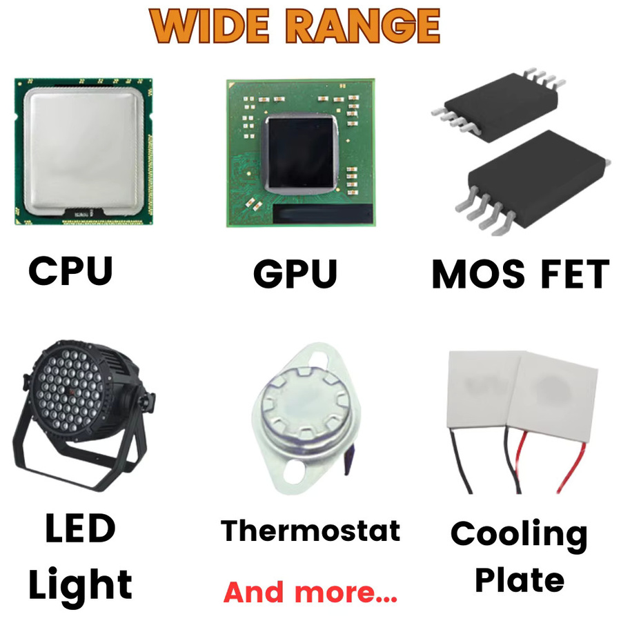 FIXWANT Wärmeleitpaste Silikonpaste für CPU und Computer mit 4,8 W/m.K Wärmeleitfähigkeit - Bild 3