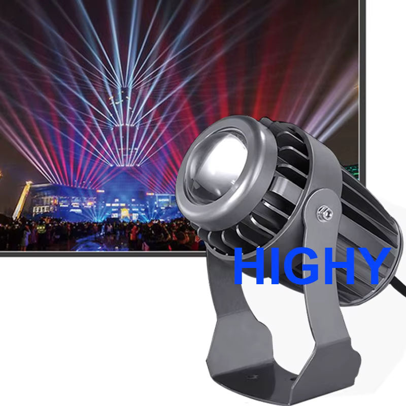 HIGHY LED-Flutlicht für den Außenbereich in Blau, 10 W, wasserdicht IP65 mit Aluminiumgehäuse - Bild 2