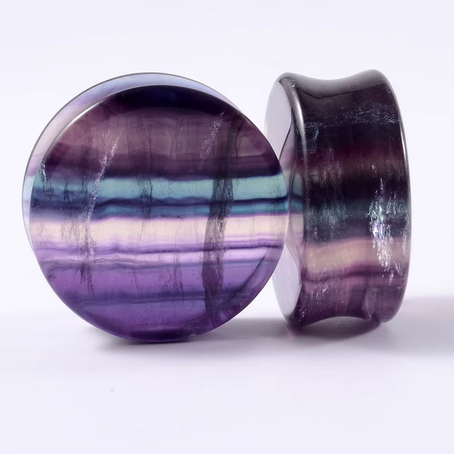Ohrstecker Fluorit, Bunt, Unisex - Bild 2