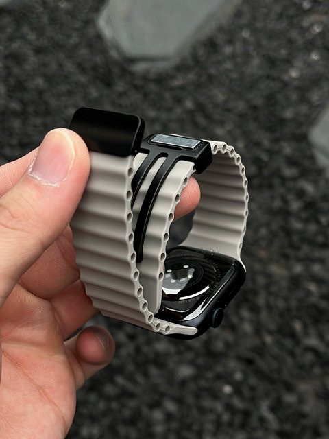 I LOVE LUO Uhrenarmband Silikon, Weiß, Unisex - Bild 1