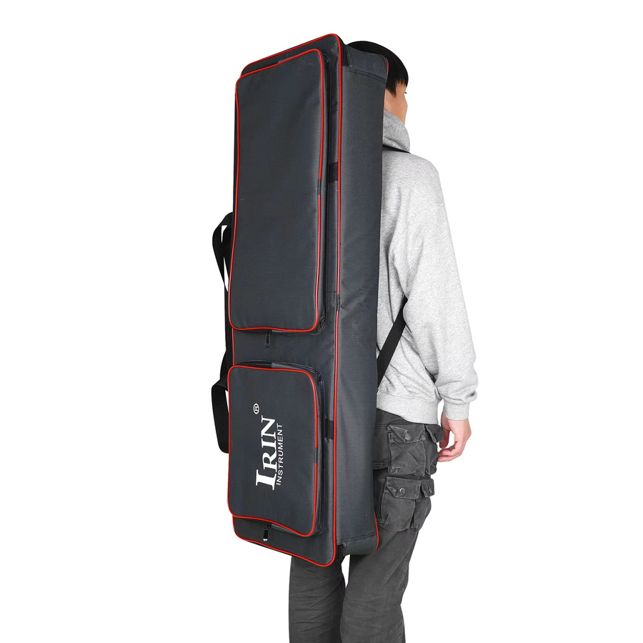 IRIN Elektronische Klavier Tasche für 61/76 Tasten, Wasserdichte und verdickte Oxford-Tasche in Schwarz - Bild 3