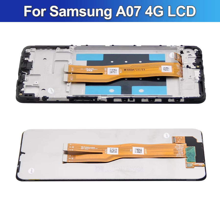 Samsung A07 A075 LCD Display Touchscreen Digitizer Montage Ersatzteil in Schwarz - Bild 2