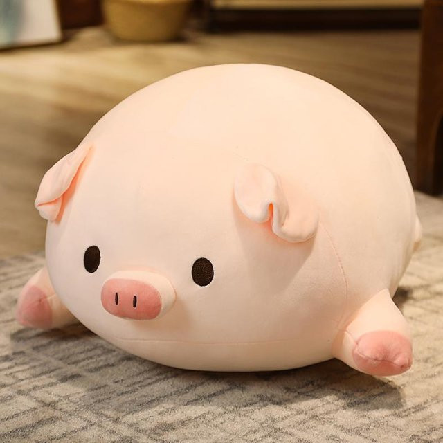 Kidsly Rosa Schwein Plüsch Spielzeug, Tier Kissen, 80cm, ab 14 Jahren - Bild 1