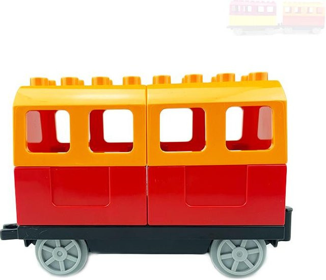 Yiran toy Eisenbahnschiene Zugsets Bausteine Set bunt - Bild 1