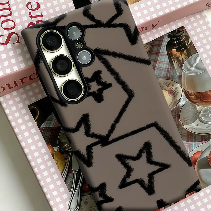 Sandy Stars Stoßfeste Handyhülle mit Doppelschicht für Samsung Galaxy S25 Ultra, S24 und S23 Ultra Plus - Bild 4