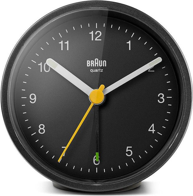 Braun BC12B Klassik Wecker in Schwarz - Bild 1