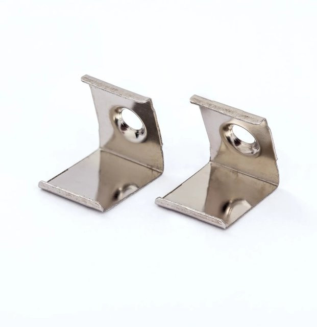 Orion Lightstyle Aluminium Kurven Profil 1050 Clips in Silber, 2 Stück - Bild 1