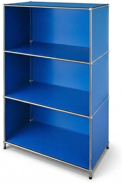 Floordirekt Metallregal Concept Epure MK-101 Bücherregal Blau, B/T/H: 75 x 40 x 120 cm - Bild 1