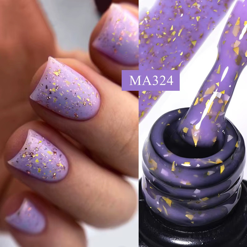 MEET ACROSS Goldfolien Glitzer Gel, 7 ml - Bild 1