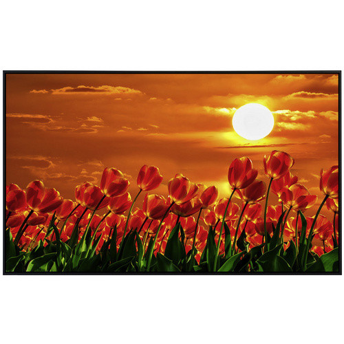 papermoon Infrarotheizung EcoHeat Rote Tulpen mit Matt-Effekt in Bunt, App-Steuerung und Überhitzungsschutz - Bild 2