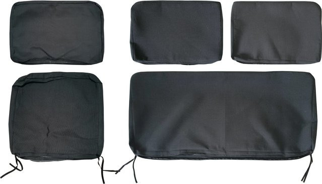 Ersatz-Kissenbezüge für Olary Sofa-Lounge-Set aus Polyester in Dunkelgrau - Bild 1