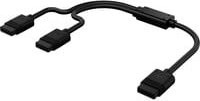 Corsair iCUE LINK Y-Kabel, Schwarz, Länge: 60 cm, gerade - Bild 1