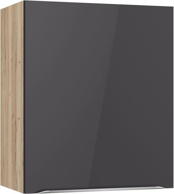 Optifit Küchen-Oberschrank Linus984 in Anthrazit-Wildeiche, B/H/T: 60 x 70,4 x 34,9 cm - Bild 1