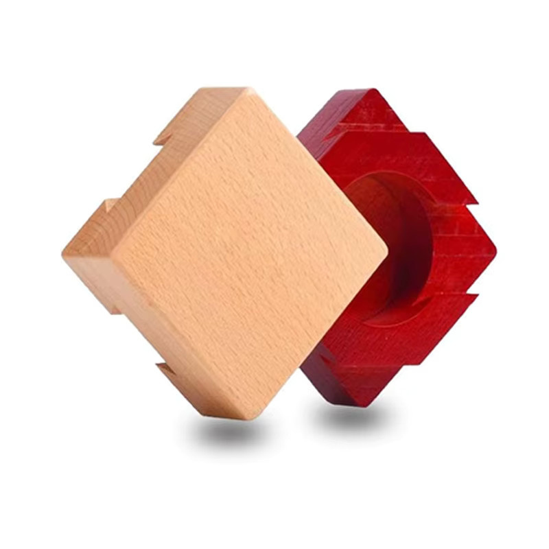 Preschool Rainbow Holz Magic Box Puzzle, 3D Brain Teaser - Bild 2