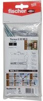 Fischer TherMax Abstandsmontagesystem 180mm M6 mit Dübel in Grau/Schwarz/Silber - Bild 1