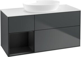 V&B Waschtischunterschrank Finion in Blau, Breite: 120 cm, Tiefe: 50,1 cm, Höhe: 50,1 cm - Bild 1