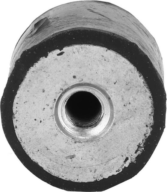 Fishine Anti-Vibrations Schwingungsdämpfer mit Innengewinde Gummi Puffer in Schwarz, 4 Stück - Bild 1