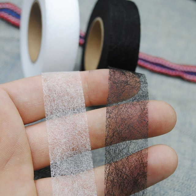 Selbstklebendes Saum Band zum Verkürzen von Hosen und Jeans in Schwarz, 24 Meter DIY Näbzubehör - Bild 1
