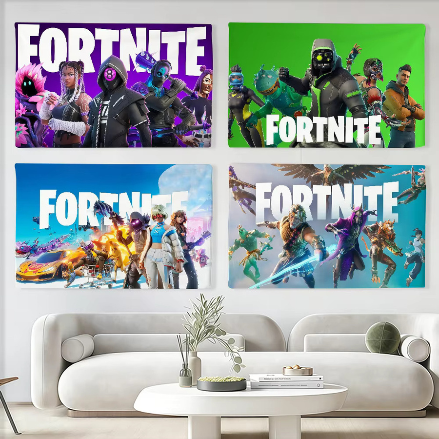 Fortnite Wandbanner als dekorative Flagge in Multicolour für Party und Innenbereich - Bild 2
