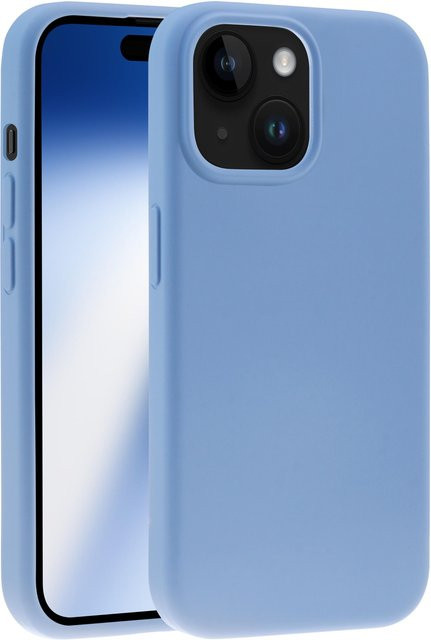 Vivanco Mag Hype Cover Handyhülle für iPhone 15 mit Magnetic Wireless Charging Support in Sky Blue - Bild 1