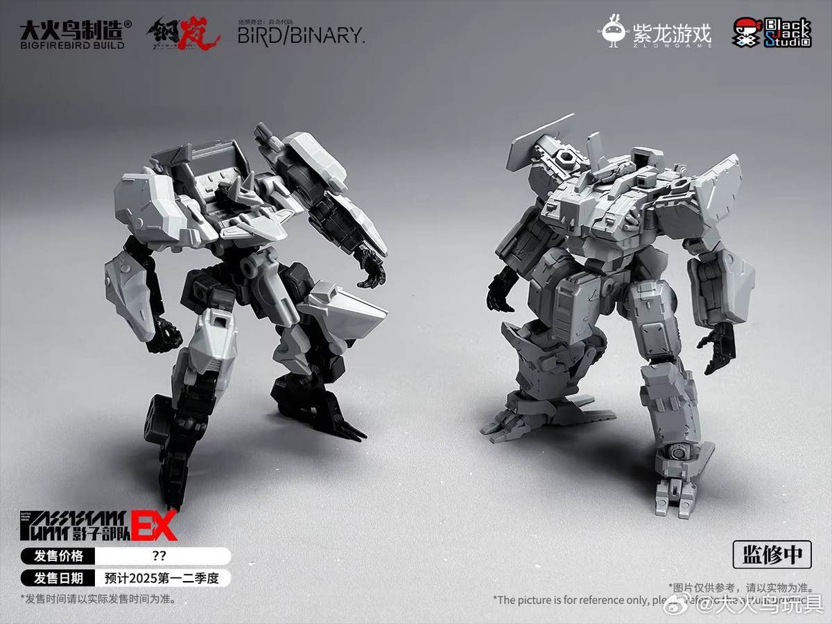 BIGFIREBIRD Mecharashi EXXR Montierbares Bewegliches Modellspielzeug, BIRD/BINARY Mecha Shadow Force, Fahrzeuge - Bild 5