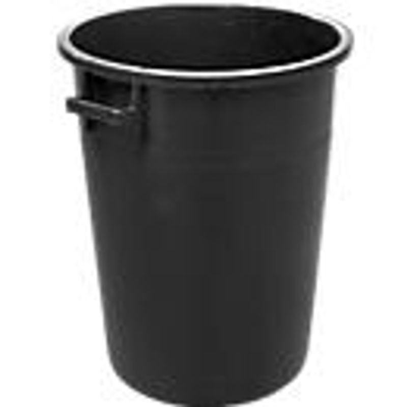 Schäfer Shop Stapelbare Tonne aus HDPE, Schwarz, 100 Liter - Bild 2