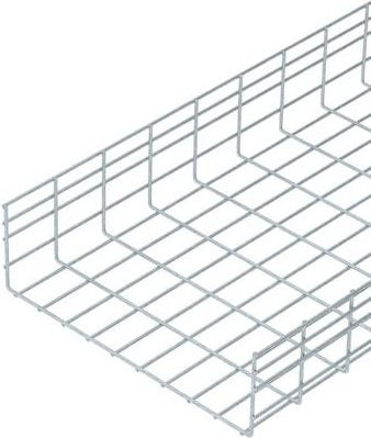 OBO Bettermann Gitterrinne aus Edelstahl in Silber, L x B x H: 300 x 50 x 15,5 cm - Bild 1