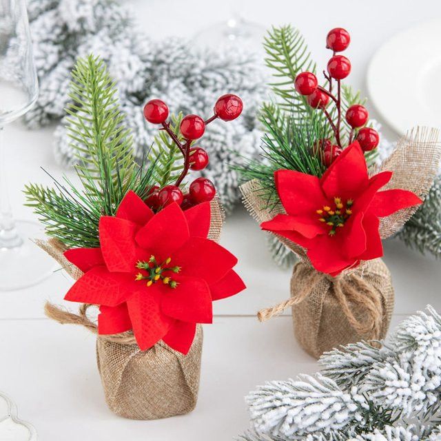 Künstliche Blumen von XIAOYINMO für die Dekoration von Garten, Hochzeit und Weihnachten - Bild 1