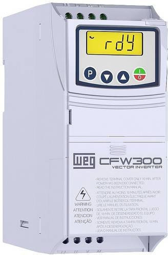 WEG Frequenzumrichter CFW300 A 04P8 T4 2.2 kW 3phasig 380 V 480 V in Weiß - Bild 1