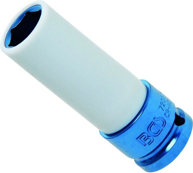 BGS Kraft-Schoneinsatz mit 1/2 Zoll Innenvierkant und 17 mm Schlüsselweite aus Chrom-Molybdän-Stahl - Bild 2