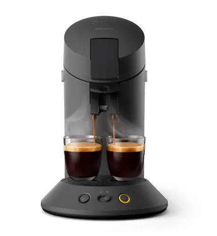 Philips SENSEO Original Plus Kaffeemaschine in Grau mit 40 entkoffeinierten Gut & günstig Kaffeepads - Bild 2