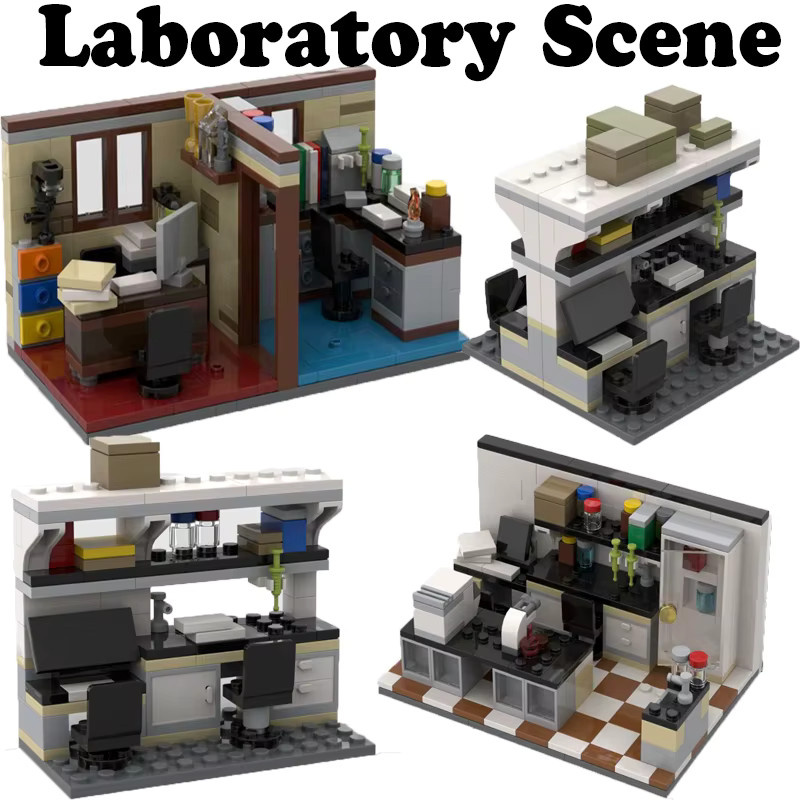 BRICKPANDA MOC Stadt Labor Szene, Bausteine - Bild 2