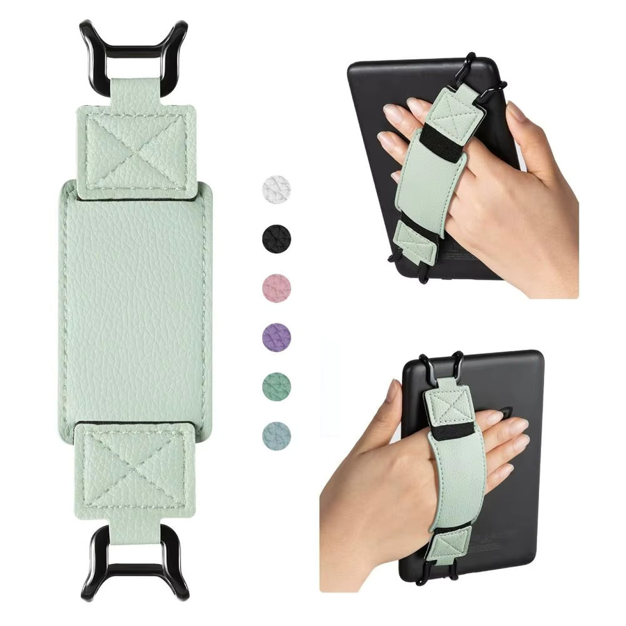 Hochelastischer Fingergriff-Riemen mit Handschlaufe für E-Book Reader und Tablets von 6-8 Zoll in Weiß - Bild 2