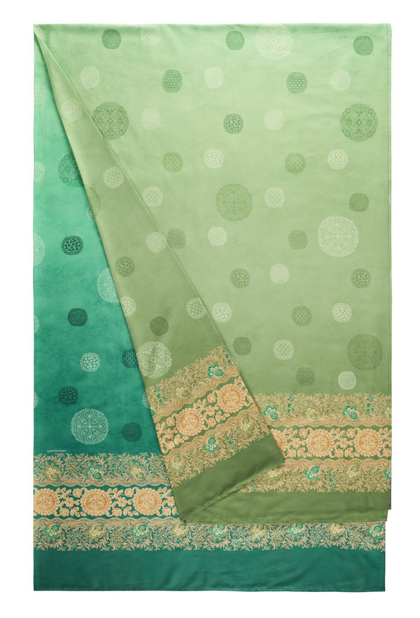 Bassetti Granfoulard PALLAVICINO Bettwäsche aus Baumwolle in Mint Green mit Ornament-Muster - Bild 1