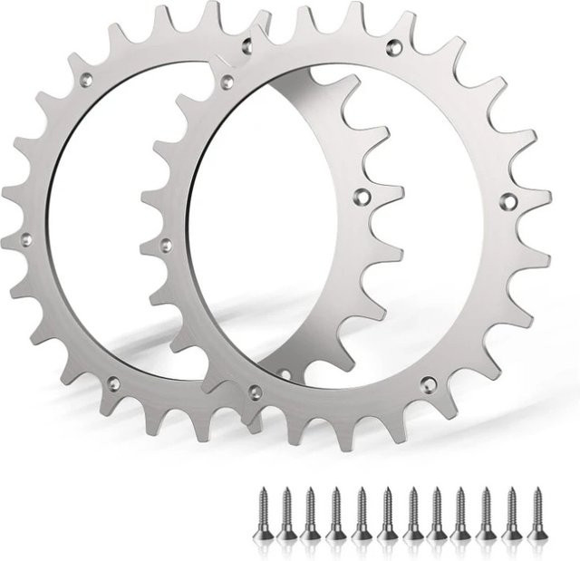Worx Roboter-Rasenmäher-Spikes Set für Landroid S/M/L aus verzinktem Stahl, Farbe: Silber - Bild 1
