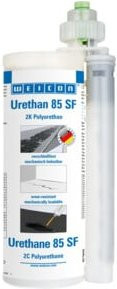 WEICON Urethan 85 SF Polyurea Reparatur- und Beschichtungsmasse, schnellhärtend, schwarz, 0,54 kg - Bild 1