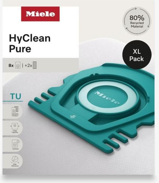 Miele TU HyClean Pure Staubsaugerbeutel XL-Pack in Türkis - Bild 1