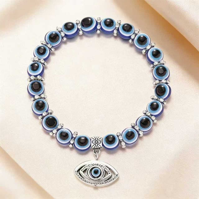 Fashion Maker 2 Armband, Blaue Perlen, Schmetterling Anhänger, Silber, Unisex - Bild 1