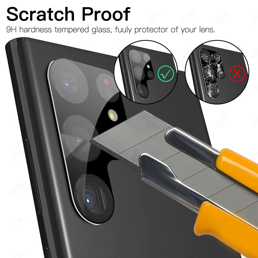 Kameraobjektivschutz aus gehärtetem Glas für Samsung Galaxy S25 S24 S23 S22 S21 Ultra Plus FE in Transparent - Bild 2