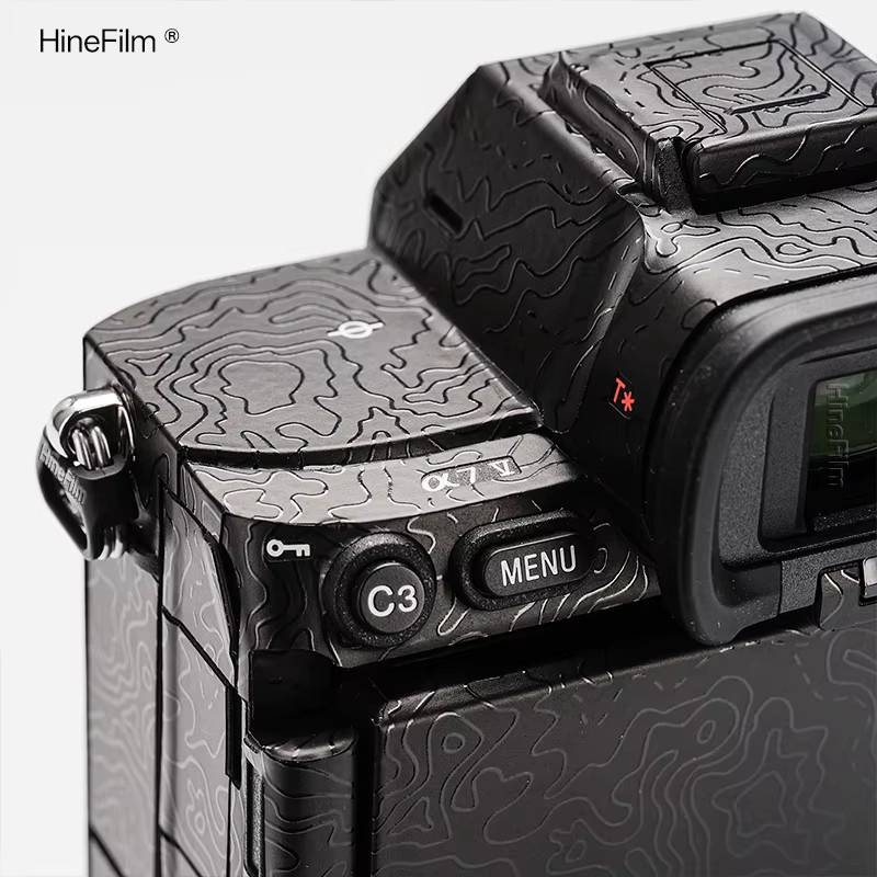 Hinefilm Skin Schutzfolie für Sony Alpha 7M5 ILCE-7M5 Kamera in Schwarz - Bild 4