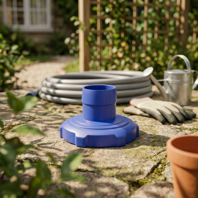 Binchi Outdoor Product Pool-Skimmer-Schlauchadapter für oberirdische Pools in Blau mit Schnellverbindung aus Kunststoff - Bild 1