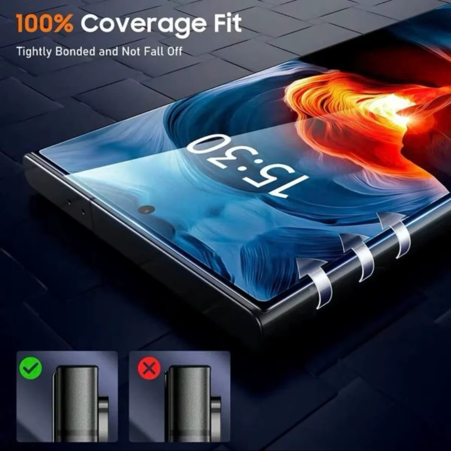 2 Stück Nothing Displayschutzfolie aus 8K Glas für Nothing Phone 1 und Nothing Phone 2, transparent mit oleophobischer Beschichtung - Bild 4