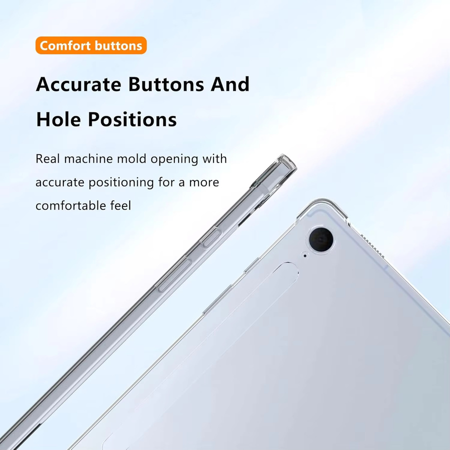 PHYLYN Tablet-Hülle aus transparentem TPU-Silikon für Samsung Galaxy Tab A11, A9, A11 Plus, S6 Lite, A8, A7 und A7 Lite - Bild 2