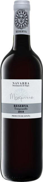 Mezquiriz Tempranillo Reserva Rotwein trocken 2018 0,75 l - Bild 1