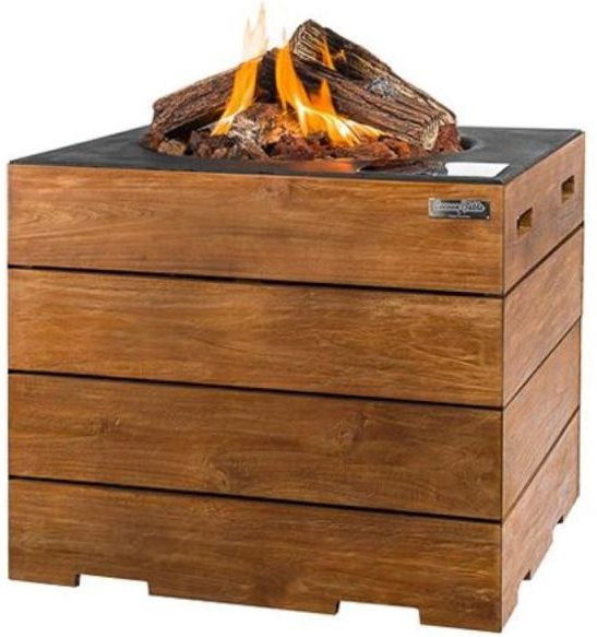 Mania-Happy Cocooning Feuertisch Lounge & Dining quadratisch in Grau, B/H/T: 76 x 76 x 76 cm - Bild 1