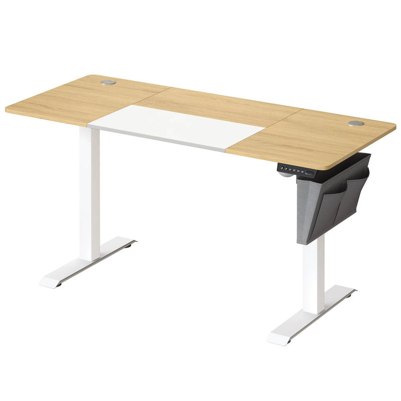 Songmics Elektrisch Höhenverstellbarer Schreibtisch in Schwarz, Modernes Home-Office Design mit MDF-Platte, B: 140 cm, T: 60 cm, H: 72-120 cm - Bild 2