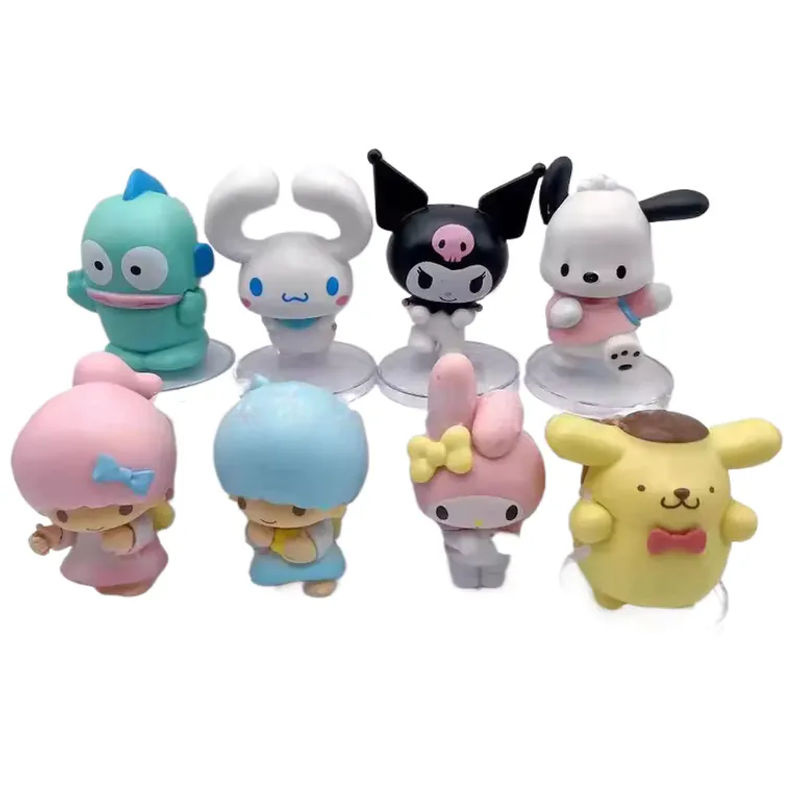 Sanrio Kuromi und Pochacco Backpack Companion Series Blind Box – Mehrfarbige handgefertigte Kunstharz-Figuren als Desktop-Dekoration - Bild 2