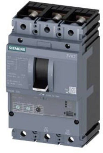 Siemens 3VA2225-6HL32-0AA0 Leistungsschalter in Grau mit einem Einstellbereich von 100 - 250A und einer maximalen Schaltspannung von 690 V/AC - Bild 1