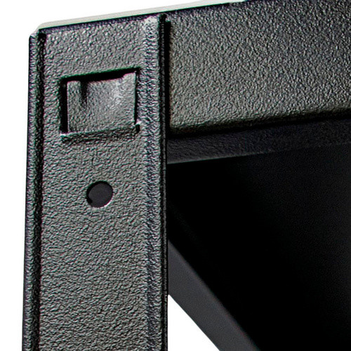 SCHULTE REGALWELT Grundregal aus Metall in Schwarz, B/T/H: 100 x 43 x 40 cm - Bild 2